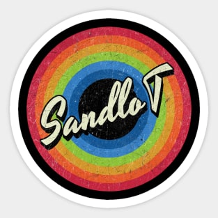 Vintage Style circle - sandlot movie comedy Sticker